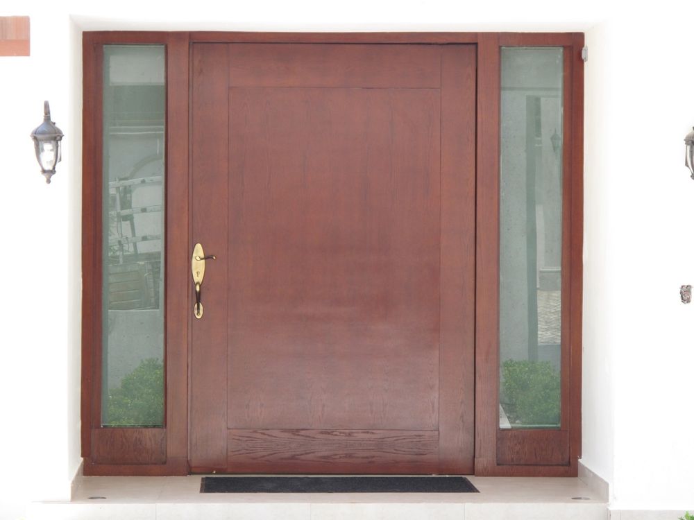 Puertas blindadas con madera